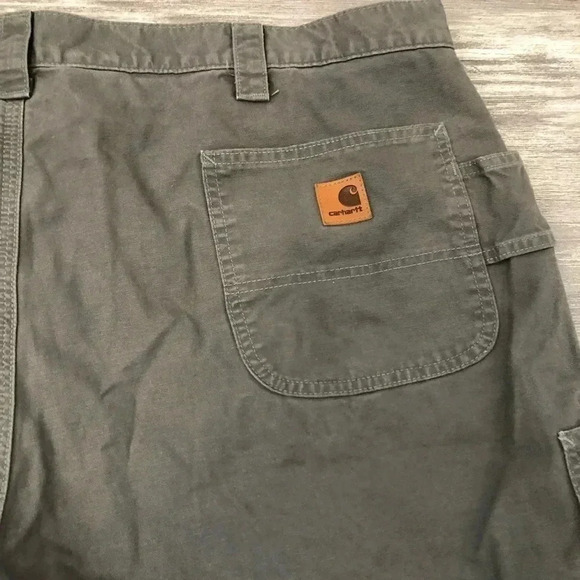 Carhartt B147 - Loose Fit Canvas Utility Work Short - 10 Inch Size 46 - Picture 9 of 9